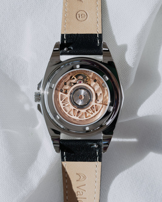 Valérarch Serenity 39 Black Calfskin Leather Strap